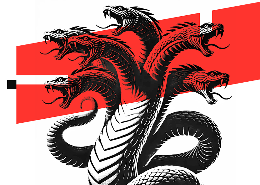 Illustration of the Hydra emblem